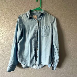 Blue denim long sleeve